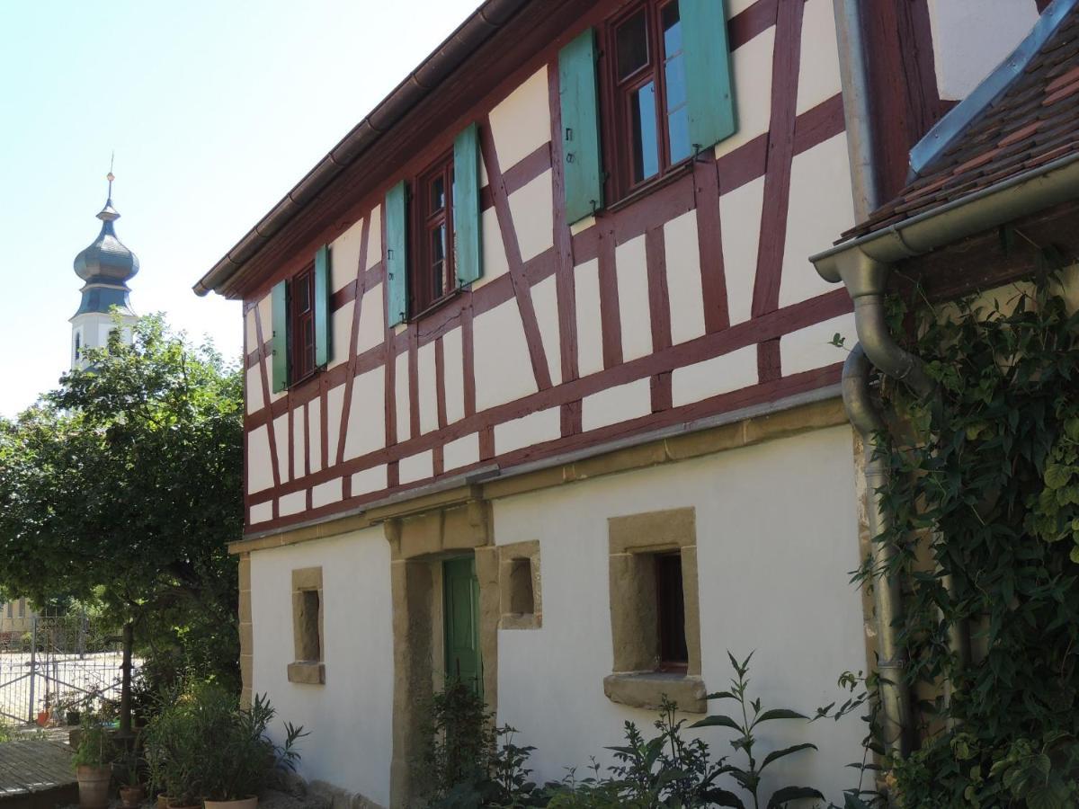 Pilger- Und Radlerherberge Herberge Im Hofhaus Colmberg Buitenkant foto