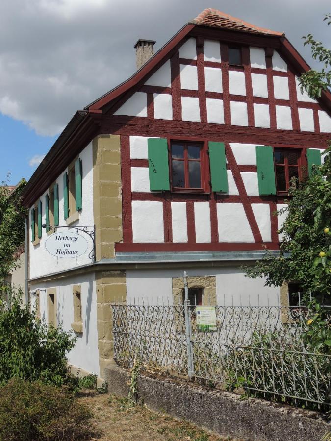 Pilger- Und Radlerherberge Herberge Im Hofhaus Colmberg Buitenkant foto